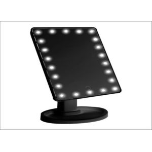 Cheap 16/22 Receive Cosmetic Desktop Makeup Mirror With Lights ABS Material for sale