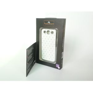 Rectangle Card Board Packaging , Foil Foldable IPhone 5 / 5s Case Packaging