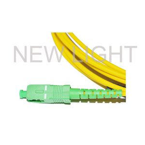 Waterproof Ftta Sc Apc Fiber Patch Cord Ip67 Fiber H Connector Yellow