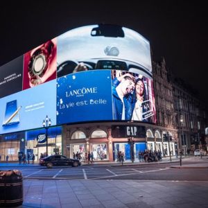 UV Resisstant Totem Creative LED Display Module TV Studio Customized