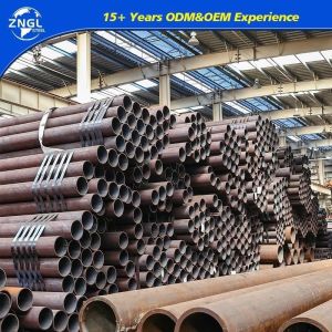 GB Standard Punching Processing Service Ms Seamless Steel Pipe for ASTM A106/API