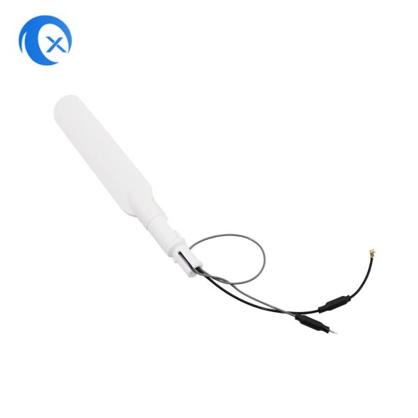 Quality 2.4/5.8g High Gain 3dBi Dual Band Omnidirectional WiFi Swivel Paddle Antenna With Flying Wire For Routers wholesale