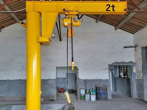 Light Weight Column Mounted Jib Crane Hydraulic Mobile 10 Ton Overload