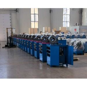 2 Inch High Model 10 Dies Rubber Hose Crimping Machine With 600T Crimping Force