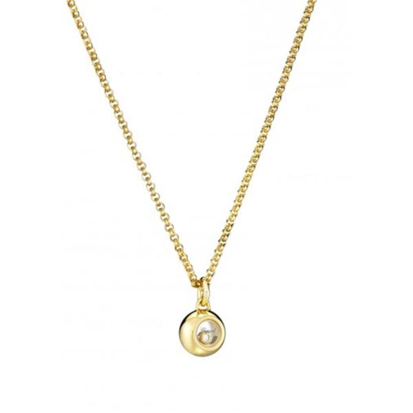 Quality 18K Yellow Gold Chopard Jewelry 42cm Length Luxury With 0.05 Carat Diamond wholesale