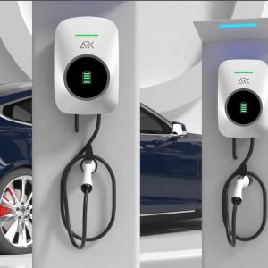 Wall Mounted EV Charging Station Wallbox With Type2 Plug & Bluetooth Wi-Fi