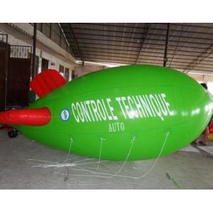 Cheap Inflatable advertising blimp / inflatable giant helium airplane / flying green blimp for sale