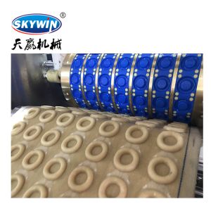 Cheap Automatic Tray Type Soft Biscuit Forming Machine With Trays/New Rotary Moulder Small Cookie Biscuit Making Machi for sale
