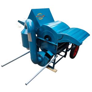 Multi-funtion Oilrape Bean Sorghum Qunioa Wheat Thresher Machine 1500kg Per Hour