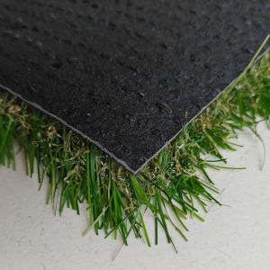 High Density Eco Friendly Non Infill Artificial Grass 40mm With High Dtex Curved