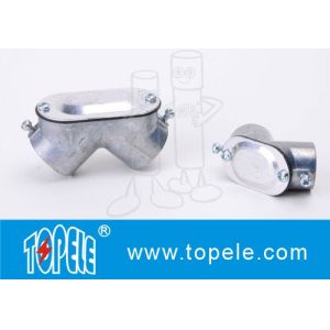 90 Degree Emt Conduit Fittings Zinc Die Cast EMT To EMT Pull Elbow