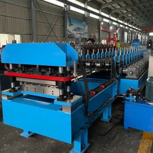 Cheap Garden Metal Fence Panels Galvanized Steel Fence Panel Roll Forming Machine for sale