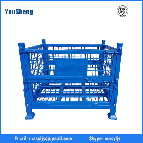 Quality Industrial stackable warehouse storage containers/wire mesh containers wholesale