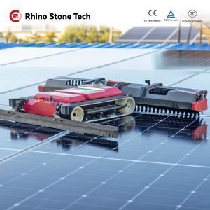 Smart Solar Cleaner Automated Solar Cleaning Robot with Automatic Water Spray