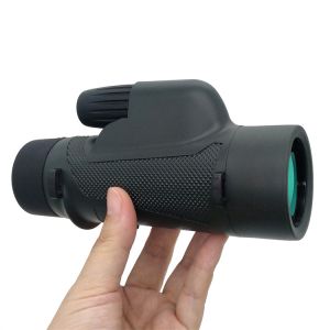 Adults High Power Telescope 8x42 IPX7 Waterproof Monocular With Phone Holder