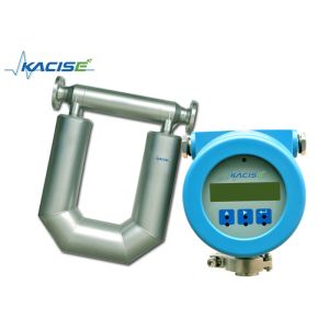 High Precision Fuel Oil Flow Meter , Coriolis Gas Flow Meter With LCD Display