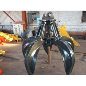 HT manufactures and sells 5-crawl orange peel grab and it suitable for 36-40 ton