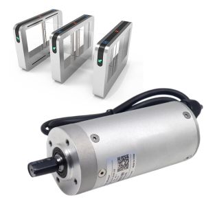 24V DC Servo Motor 100W 2400 Line Encoder Output Torque 9.4nm For Swing Barrier