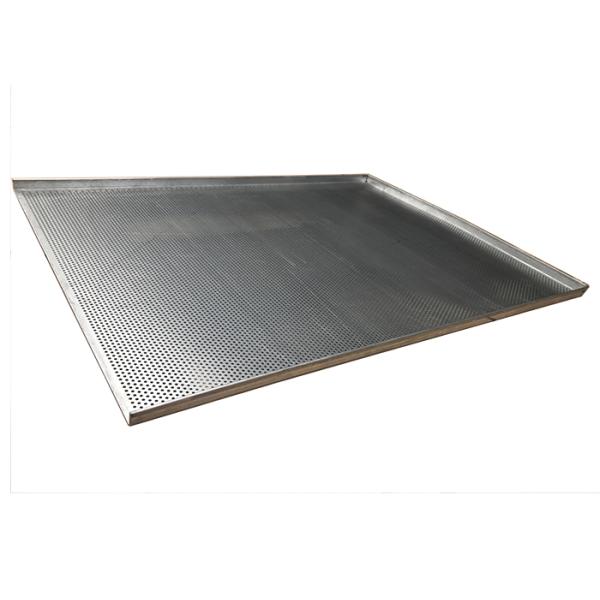 Metal Perforated Aluminum Wire Mesh Tray For Food Industries , 600X400 Size