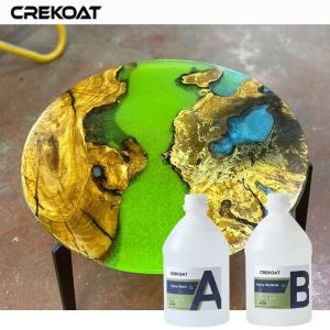 Durable Glossy Finish Clear Epoxy Resin For Tables With Vibrant Colors