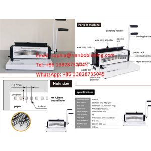 A6 Paper Notebook Binding Punching Machine Portable Style