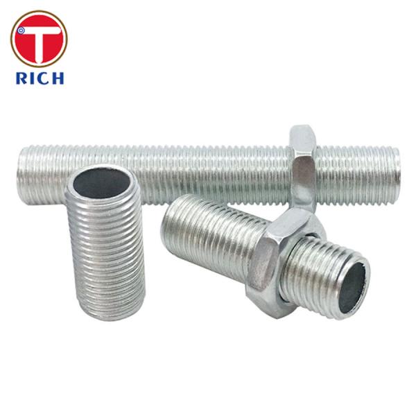 CNC Machining Hollow Threaded Tube Connect Outlet External Boom Screw Thread