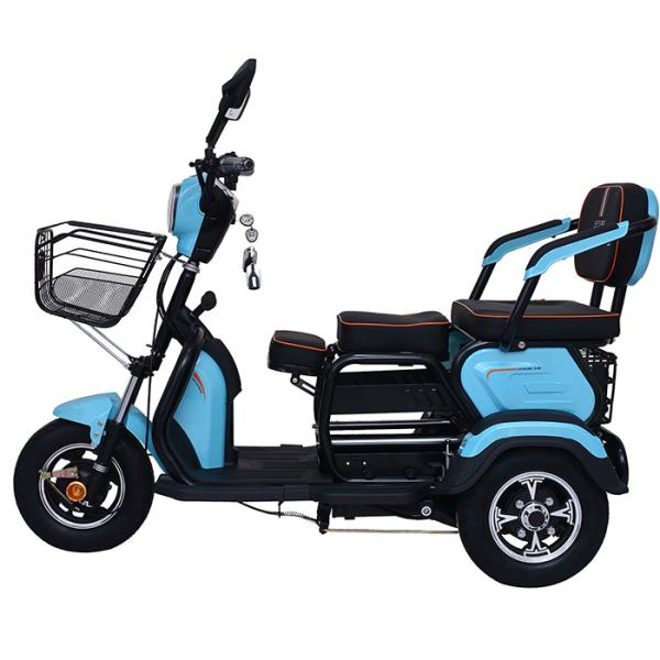 Quality Drum Brake 1200 Watts 12V 32Ah Three Wheel Electric Scooter wholesale