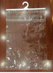 Cheap High Transparent 0.04mm BOPP Coat Bag Hanger for sale