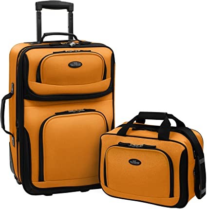 Traveler Expandable Carry On Soft Trolley Luggage