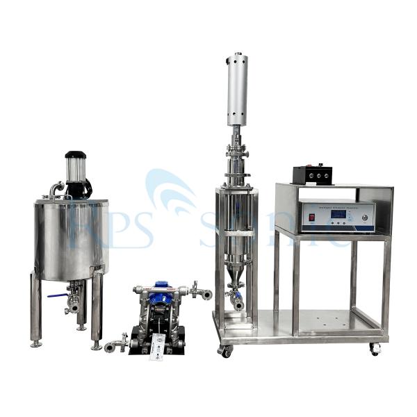 20k ultrasonic homogenizer machine with mixing tank for extraction and