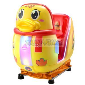 Mesin Coin Operated Kiddie Ride Little Duck Swing Machine 30KG