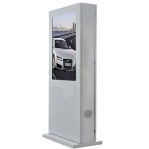 Cheap Free Standing Outdoor Touch Screen Kiosks Air Cooling LCD Display Digital Signage IP65 Waterproof for sale