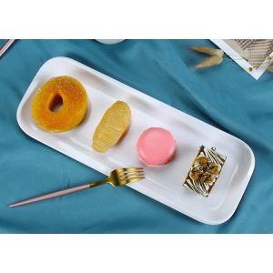 Cheap OEM ODM Melamine 12.75&quot; Rectangular Food Serving Tray for sale