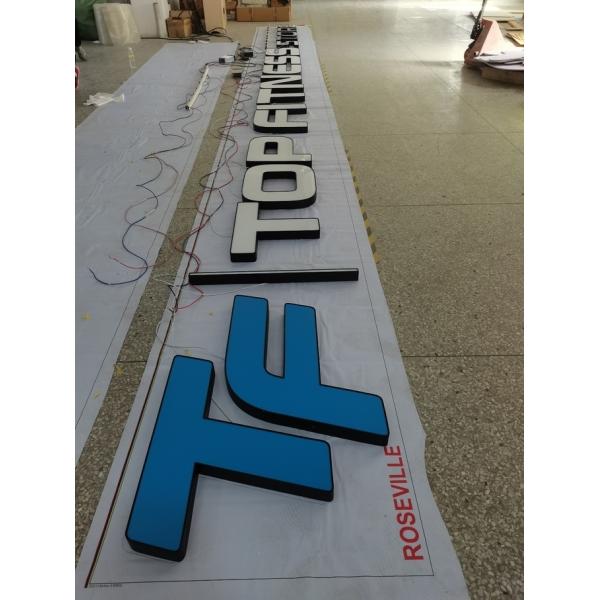 Buildings / Shops Illuminated Acrylic Letters Signs IP65