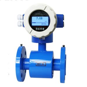 4 - 20mA Output Sulfuric Acid Flowmeter / Totameter Intelligent Electromagnetic