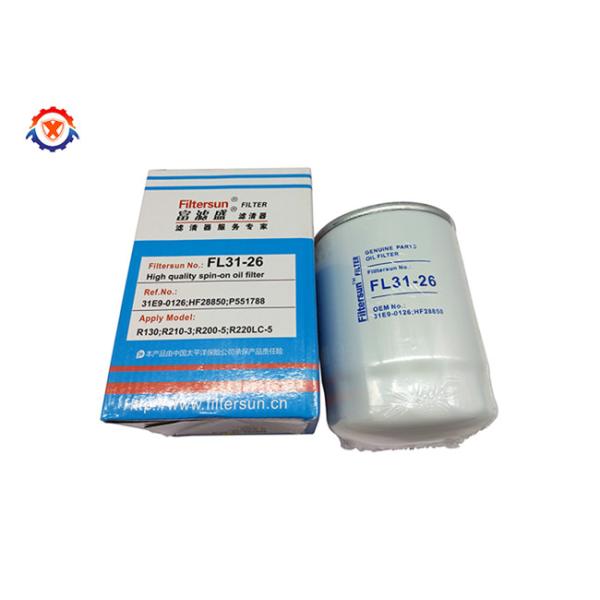 Quality FL31-26 31E9-1026 Excavator Hydraulic Filter OEM Oil Filter And Diesel Filter wholesale