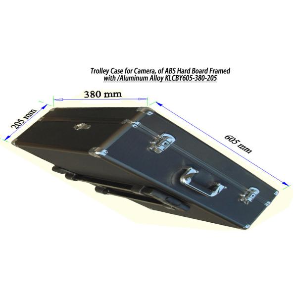 Quality Anti - Shock Camera Hard Case Jumbo Aluminum Crystal Storage Case With Foam Padding EVA Lining wholesale