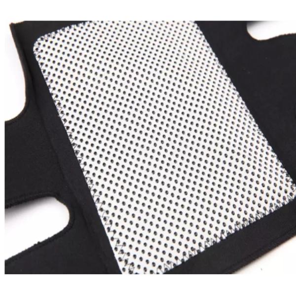 Neoprene Tourmaline Heated Knee Pads Magnetic Knee Support Brace Black Color