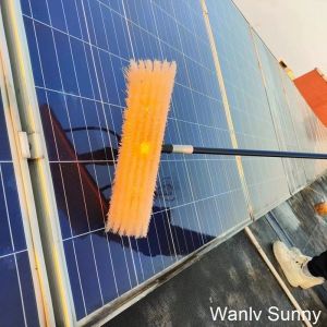 Compact Solar Panel Cleaning Kit 55cm Brush Head Artificial Control Improve
