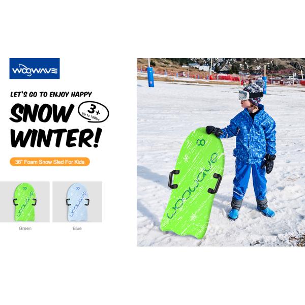 Experience Comfort and Durability with All Mountain Snow Sled Durable XPE Foam Material