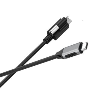 1m 2m 3m 5m USB C To USB C 20Gbps Cable With Lock Screw Design 5m For Conference