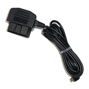 12V/24V OBD2 to USB Cable for Car Diagnostic Data Sync and Charging