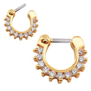 16G Nose Piercing Ring Indian Nose Septum Ring Clicker Nose Rings Piercing Body