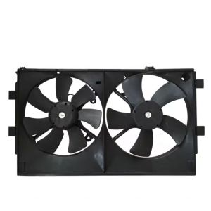 China OE NO. 1355A131 Auto Parts Car Water Tank AC Condenser Electric Cooling Radiator Fan Assembly for Mitsubishi Galant Lancer Fortis on sale