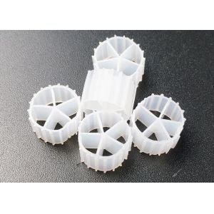 MBBR Ball Shock Plastic Filter Media BOD / COD And Nitrogen Removal