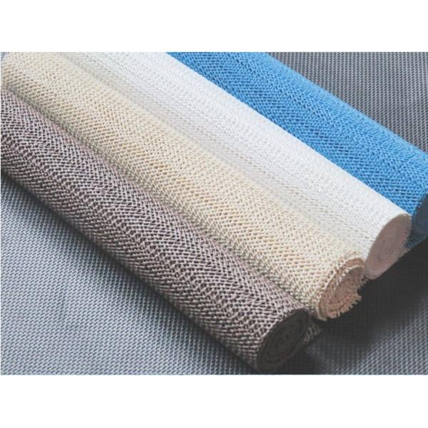 Quality Polyester Mesh PVC Non Slip Mat For Instrument And Tools Poly Bag Packing Plastic Fabric wholesale