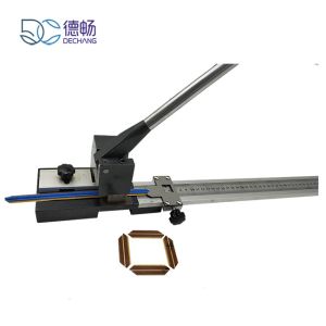 High quality Creasing Matrix Cutter Manual To Cut Channel Matrix Cutting Machine