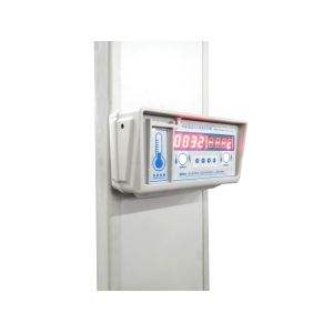 China Door fram metal detector with Temperature Measurement Walk Through Metal Detector 6 detection zones on sale