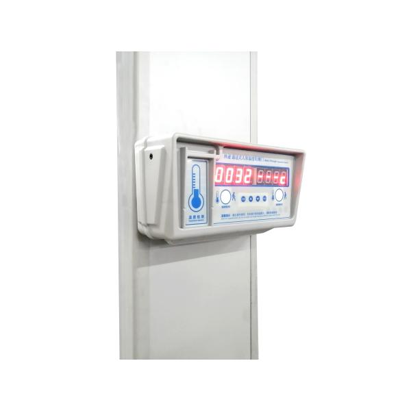 Quality Door fram metal detector with Temperature Measurement Walk Through Metal Detector 6 detection zones wholesale