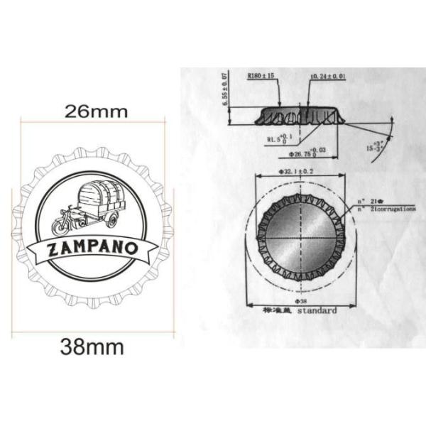 Hot Sell 26mm Innovation Easy Open Ring Pull Ringtab Beer Beverage Bottle Crown Cap